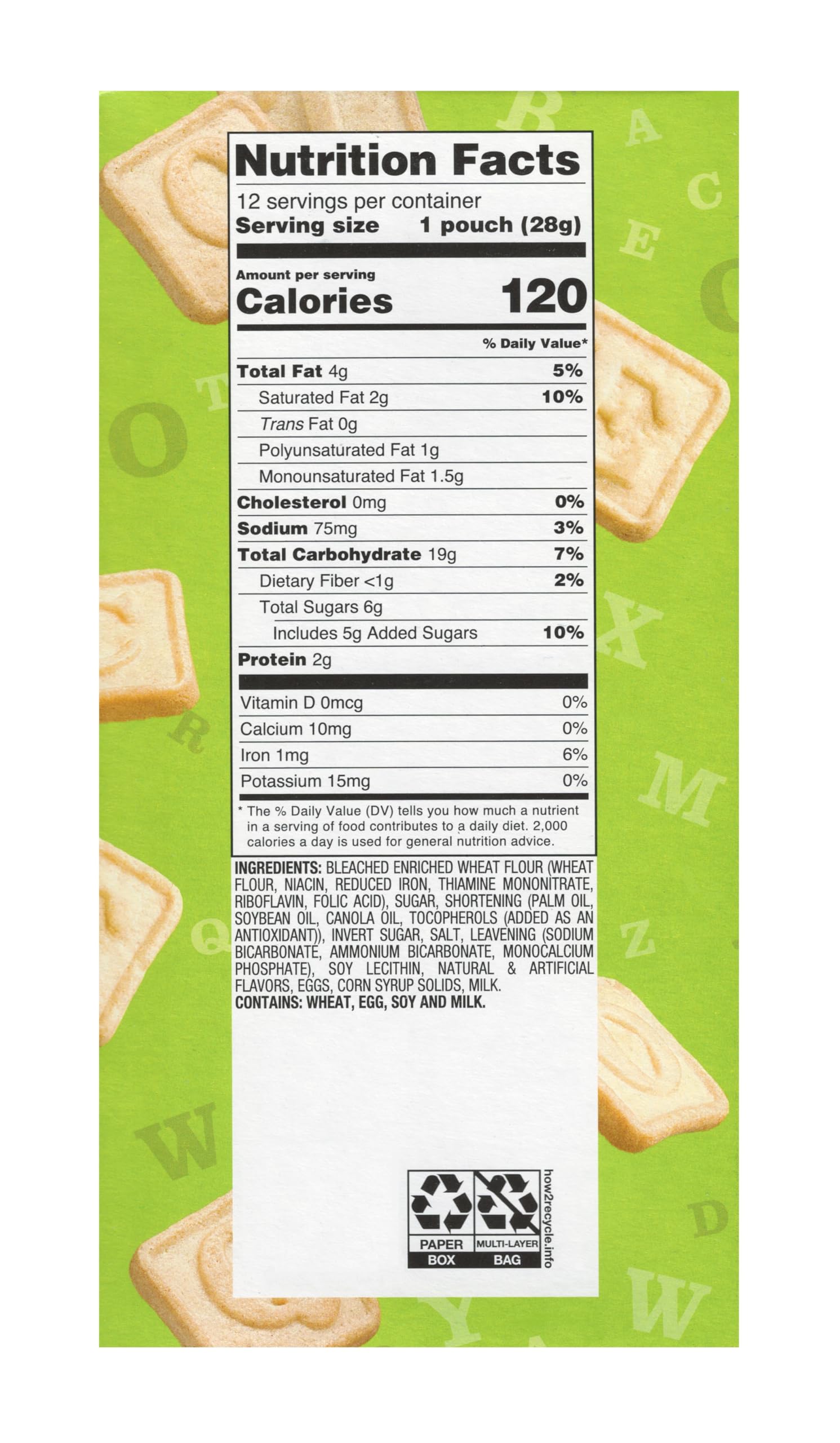 Benton's Mini Cookie Snack Packs - 2 Boxes Alphabet Cookies for Kids, School Lunch, Party Favors & On-the-Go Snacks