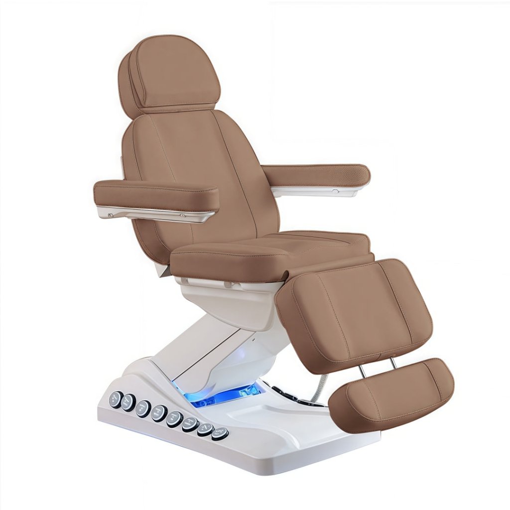 Greenlife® LUNA II 4 Motor Electric Facial Bed with Heating & Swivel Function - Professional Spa Massage Table for Facial Treatments & Body Therapy