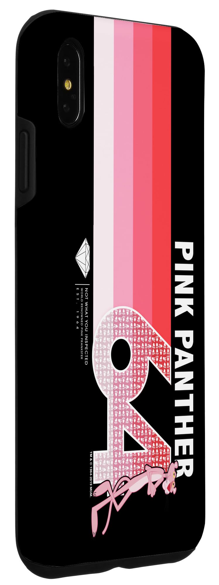 iPhone XS Max Pink Panther 64GB Logo Case - Durable Protective Cover for Everyday Use & Travel