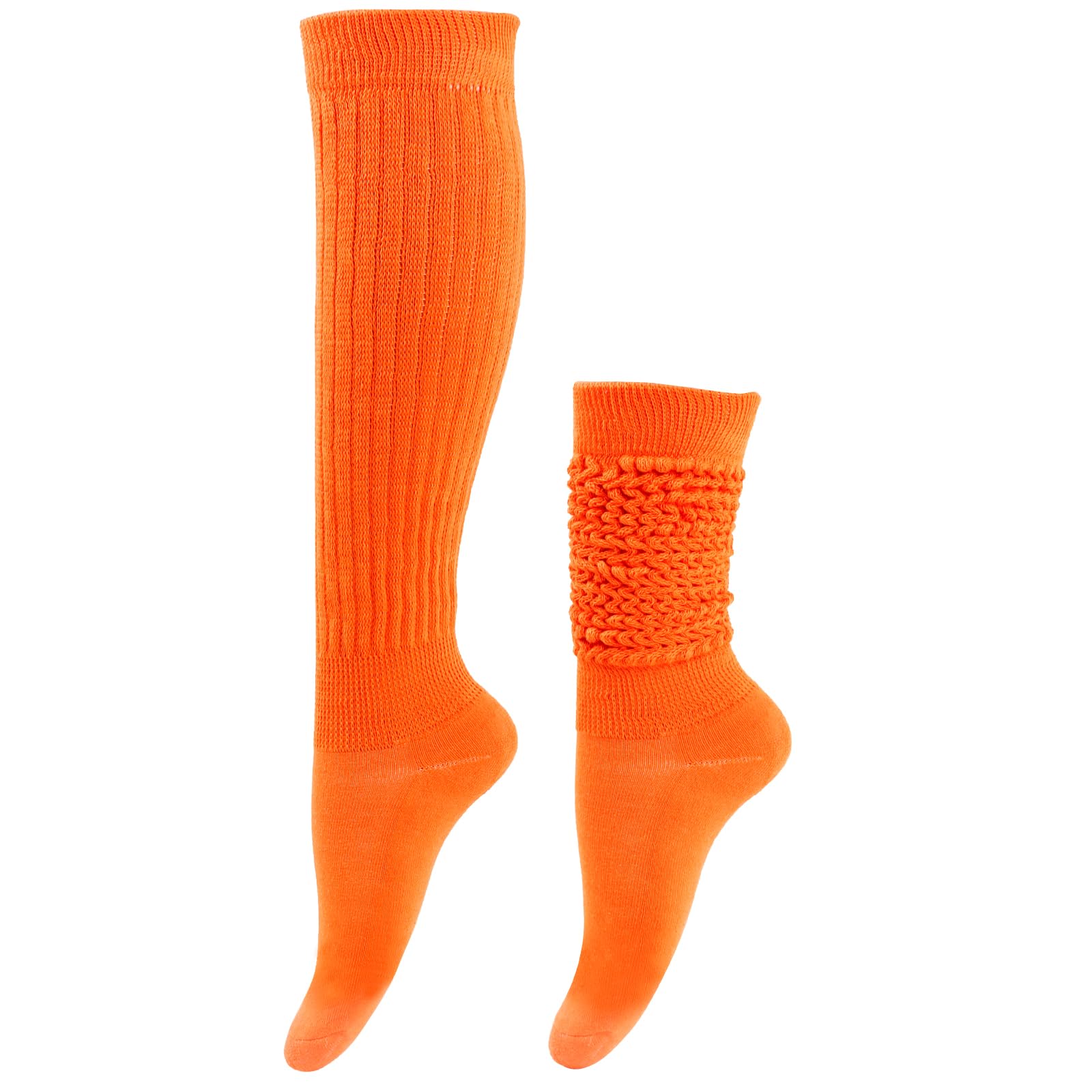 Benefeet Women's & Girls' Slouch Scrunch Long Knit Stacked Knee High Boot Socks - 80s 90s Retro Style Funny Novelty Socks for Winter Fashion, Cosplay & Vintage Outfits