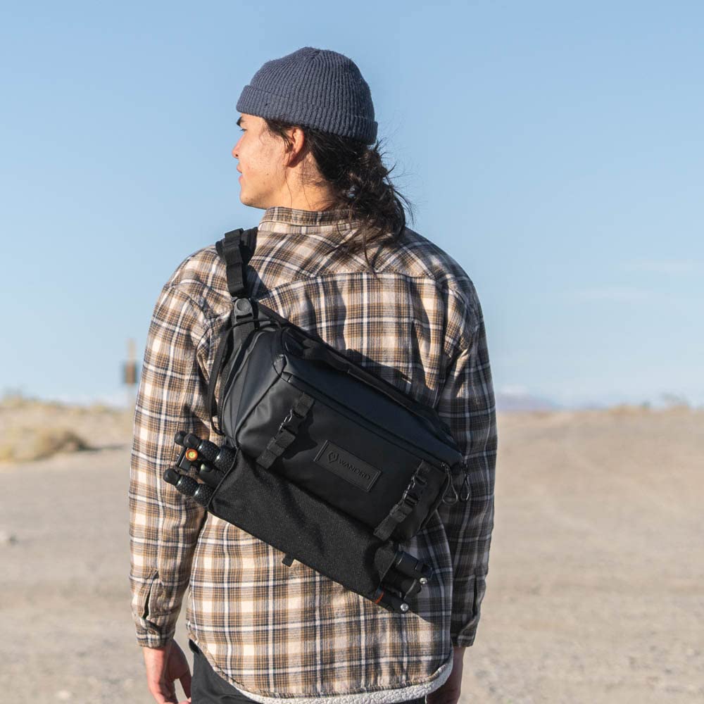 WANDRD ROGUE 9L Sling Camera Bag - Waterproof Crossbody Shoulder Bag for DSLR Mirrorless Cameras & Accessories - Perfect for Travel, Hiking & Street Photography (Black)