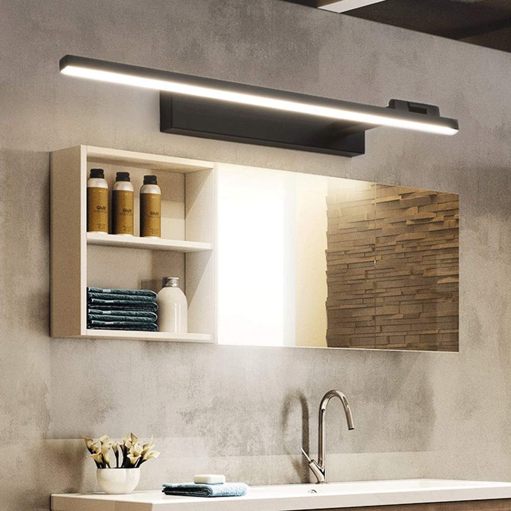 IW.HLMF LED Vanity Mirror Light - Rotatable Metal Bathroom Wall Sconce, Energy Efficient A++ Makeup Mirror Lighting for Bathroom & Dressing Room - Perfect for Grooming, Makeup Application & Shaving