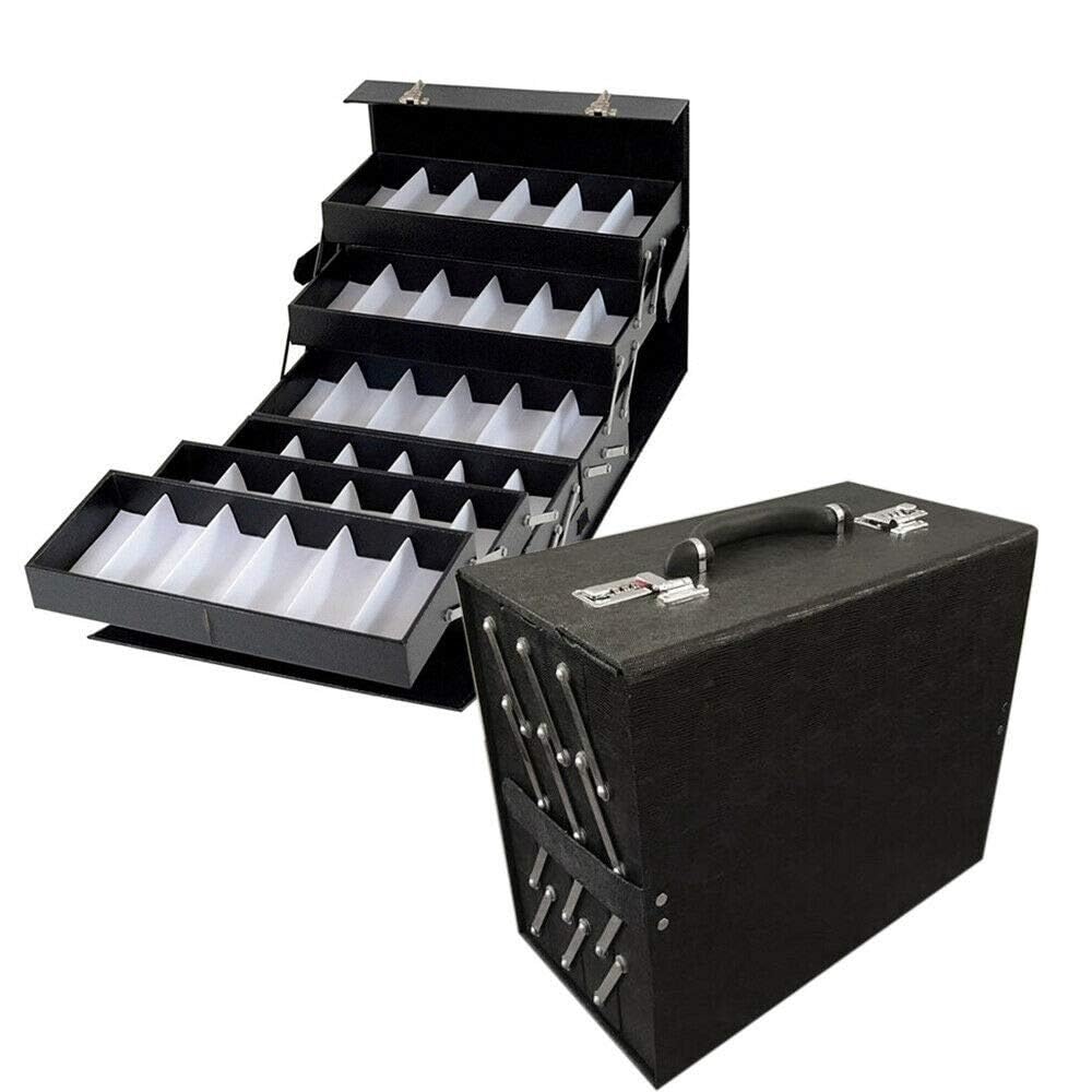 48 Pcs Foldable Sunglasses Case - Large Portable Eyeglass Display Organizer for Sunglasses Storage - Black | Perfect for Travel, Retail Display & Eyewear Protection