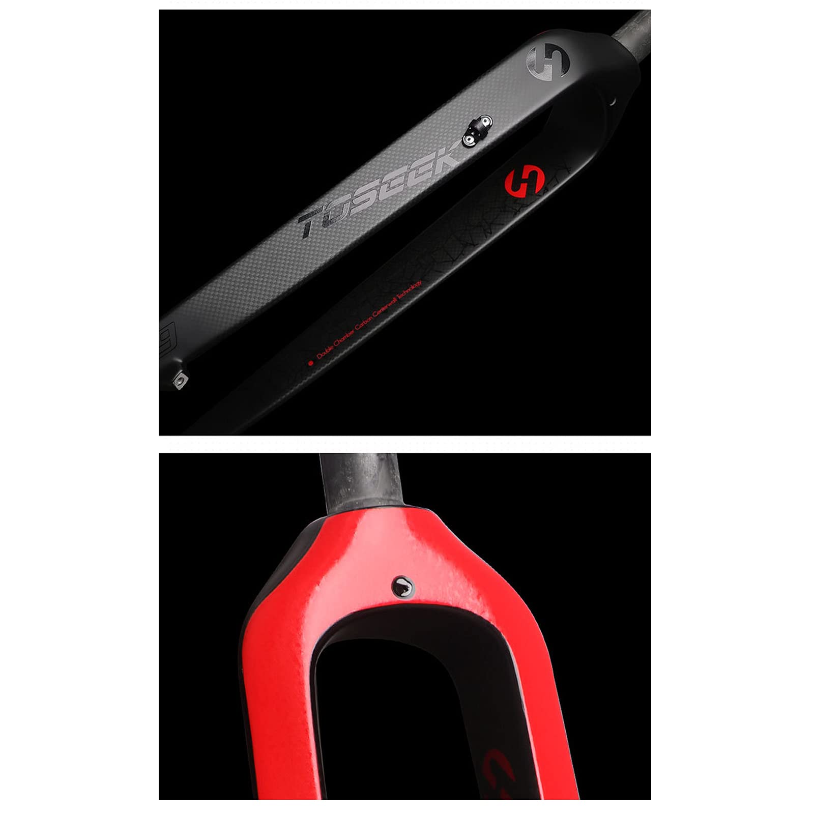 Ultra Light Full Carbon Fiber MTB Rigid Fork 1-1/8