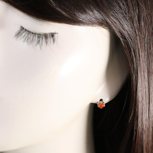 14K White Gold Coral Earrings for Women – Elegant Dangle Drop Earrings for Wedding, Party & Everyday Wear | Hypoallergenic & Tarnish-Free Jewelry Gift