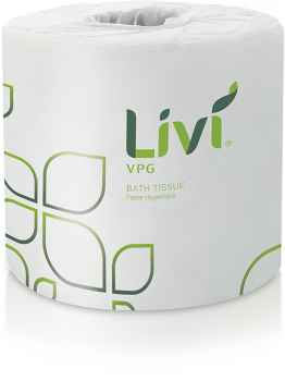 Livi 2-Ply Soft Bathroom Toilet Paper - 96 Rolls per Box | Premium Flushable Tissue for Home, Office & Commercial Use | Gentle & Strong for Everyday Comfort