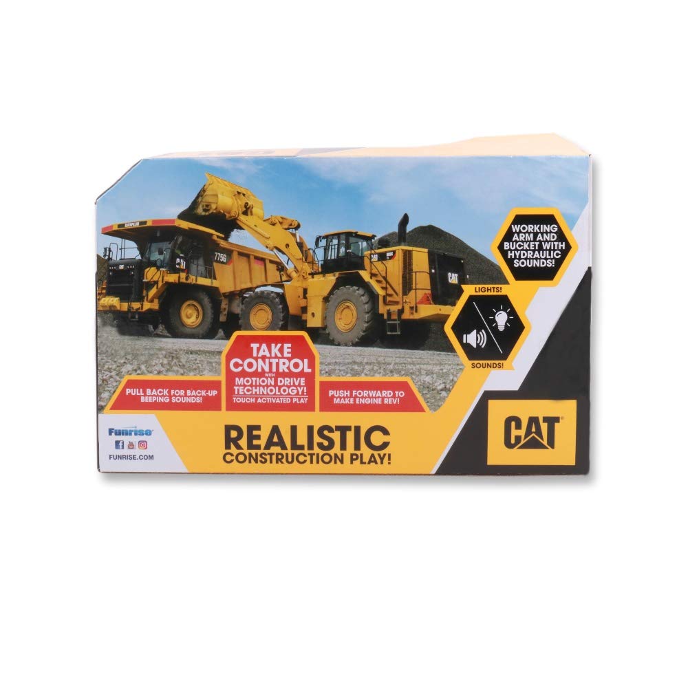 CAT Construction Power Haulers Toy Excavator - Heavy Duty Construction Vehicle Playset for Kids - Pretend Play, Sandbox, Outdoor & Indoor Playtime