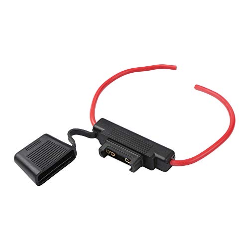 Fesjoy Automotive Fuse Holder - ATC/ATN/ATM Blade Fuse Holder with Wiring Harness for Car Electronics | Perfect for DIY Car Repairs, Vehicle Electrical System Upgrades & Marine Applications