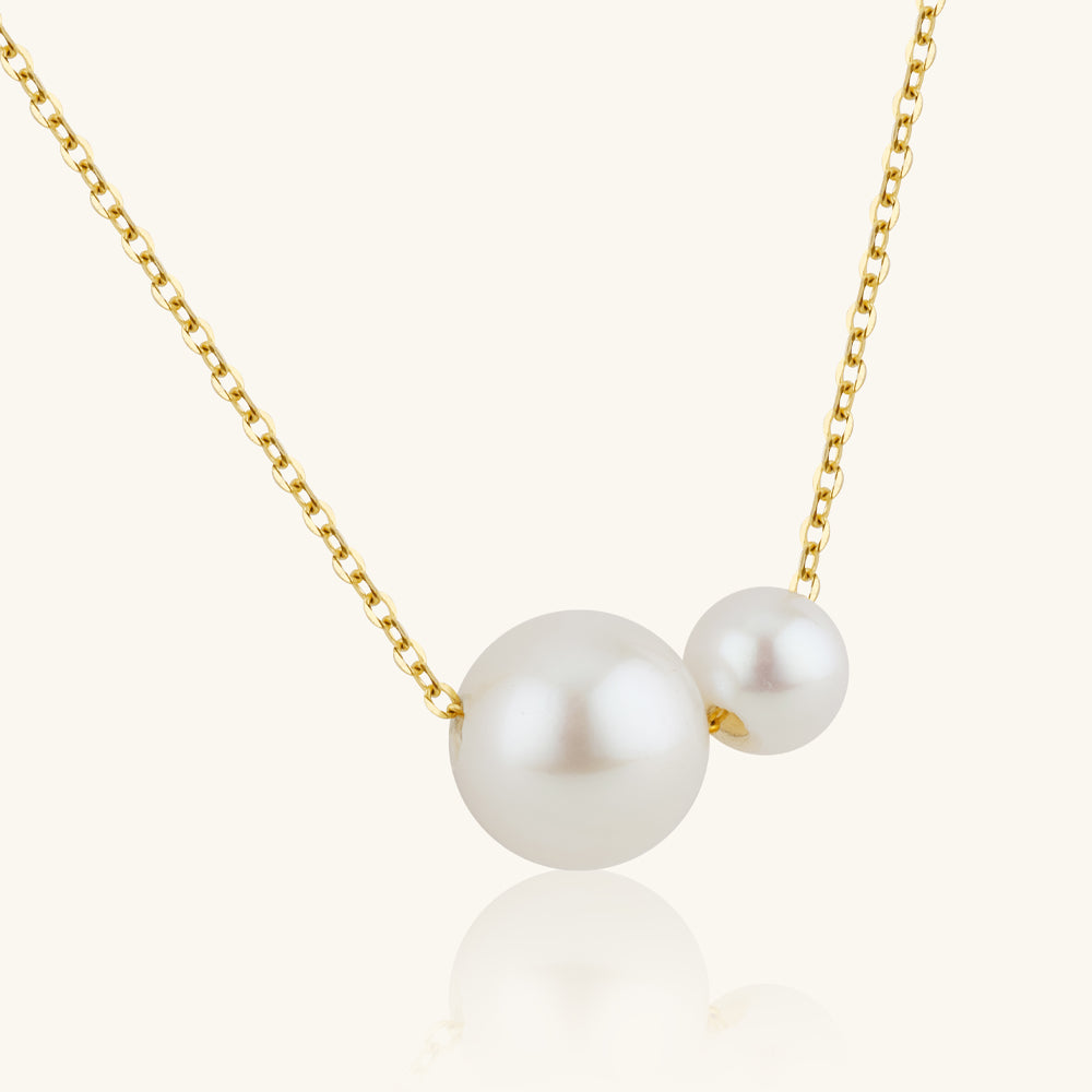 18K Gold AAAA Pearls Pendant Necklace for Women - Elegant Jewelry Gift for Anniversary, Wedding & Special Occasions