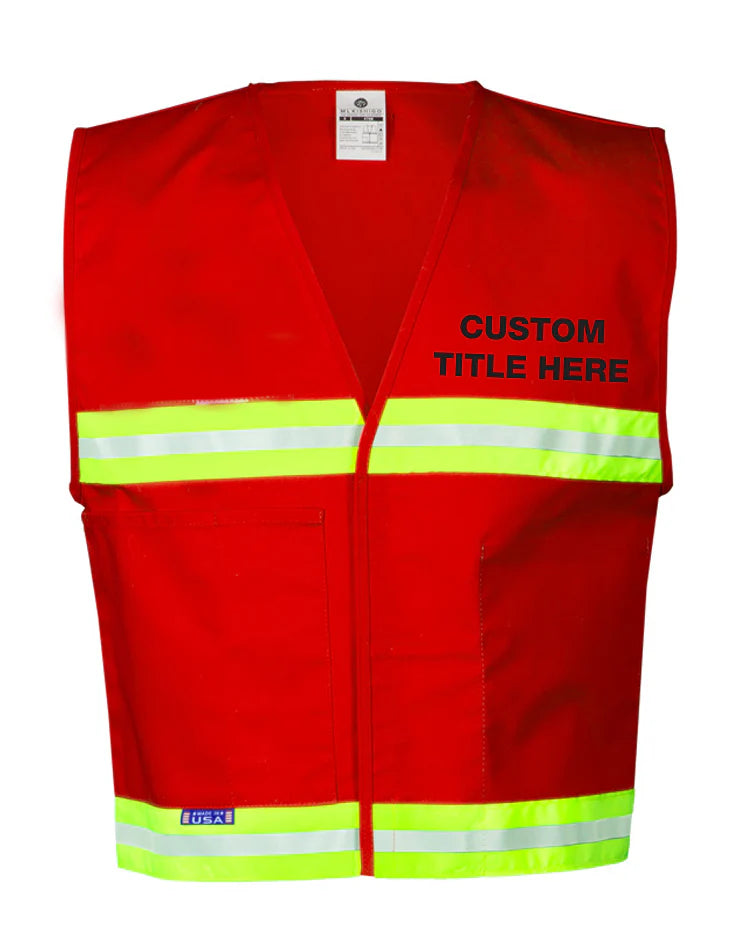 4200 Series Incident Command Vest - High Visibility Safety Vest for Emergency Response & Disaster Management - Ideal for Firefighters, Police & Search & Rescue Teams