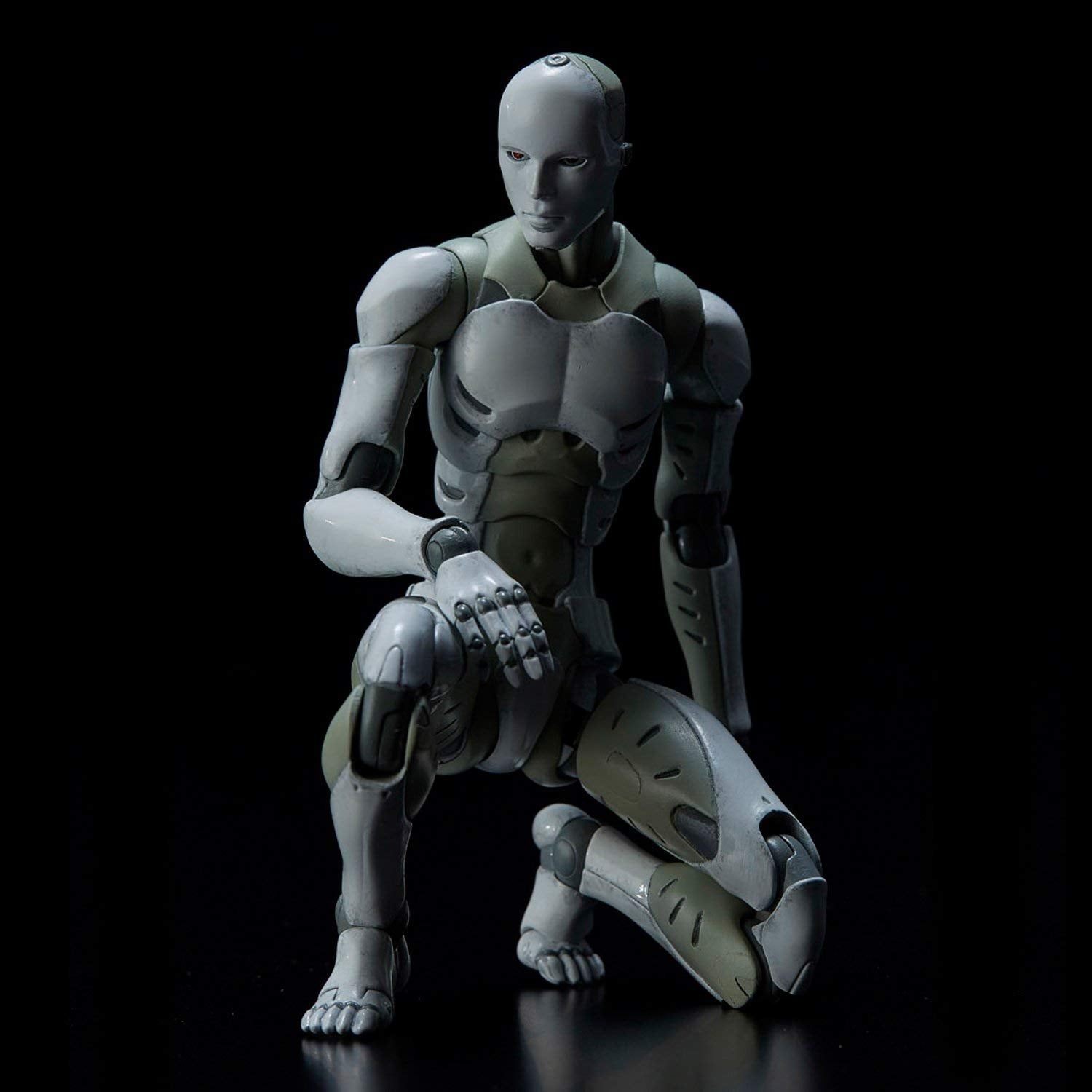 1000toys (Sen Toys) 1/12 TOA Heavy Industries Synthetic Human Green & White Action Figure - Fifth Production - Collectible Anime Model for Display & Photography