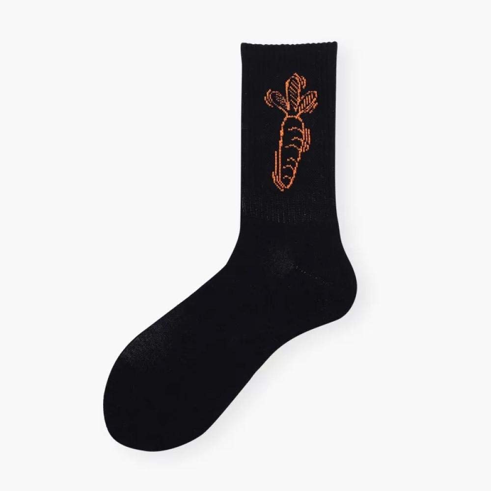 Vibrant Candy-Colored Carrot Socks - Fun & Comfortable Novelty Socks for Women & Men - Perfect for Easter, Cosplay, and Unique Fashion Statements