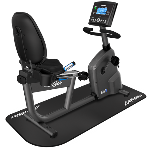 Life Fitness Premium Equipment Mat - Non-Slip, Durable Gym Floor Protection for Treadmills, Ellipticals & Exercise Machines - Perfect for Home Gyms & Commercial Fitness Centers