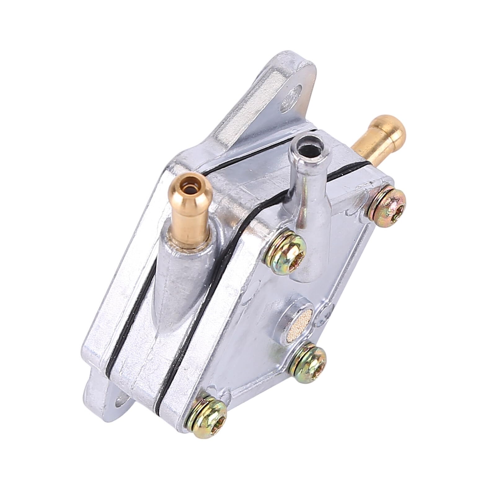 PHEZEN 31L/HR High Performance Square Fuel Vacuum Pulse Pump - Single 1 Outlet, Replacement for DF52-133-D - Compatible with Personal Watercraft & Snowmobiles | Ideal for Marine, ATV, and Powersports Applications