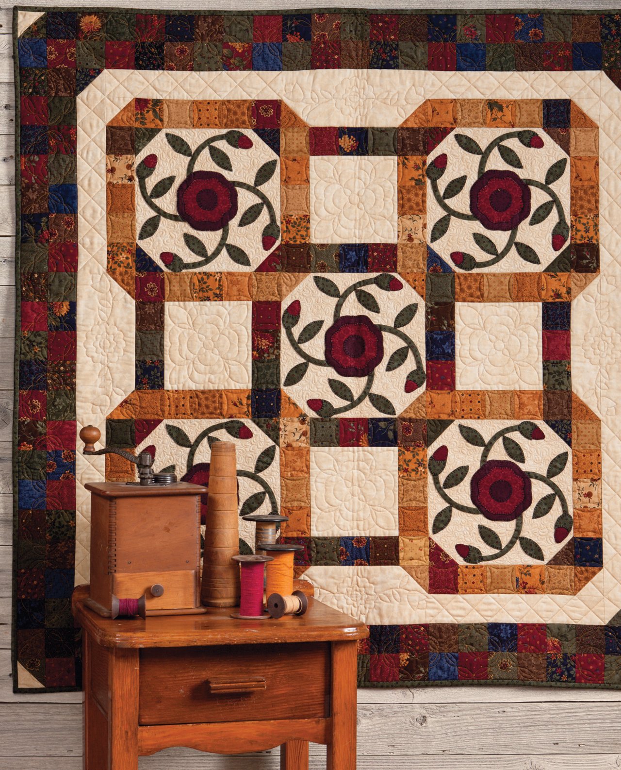 13 Beautiful Patchwork Quilt Patterns for Country Home Decor - Cozy Bedroom & Living Room Designs