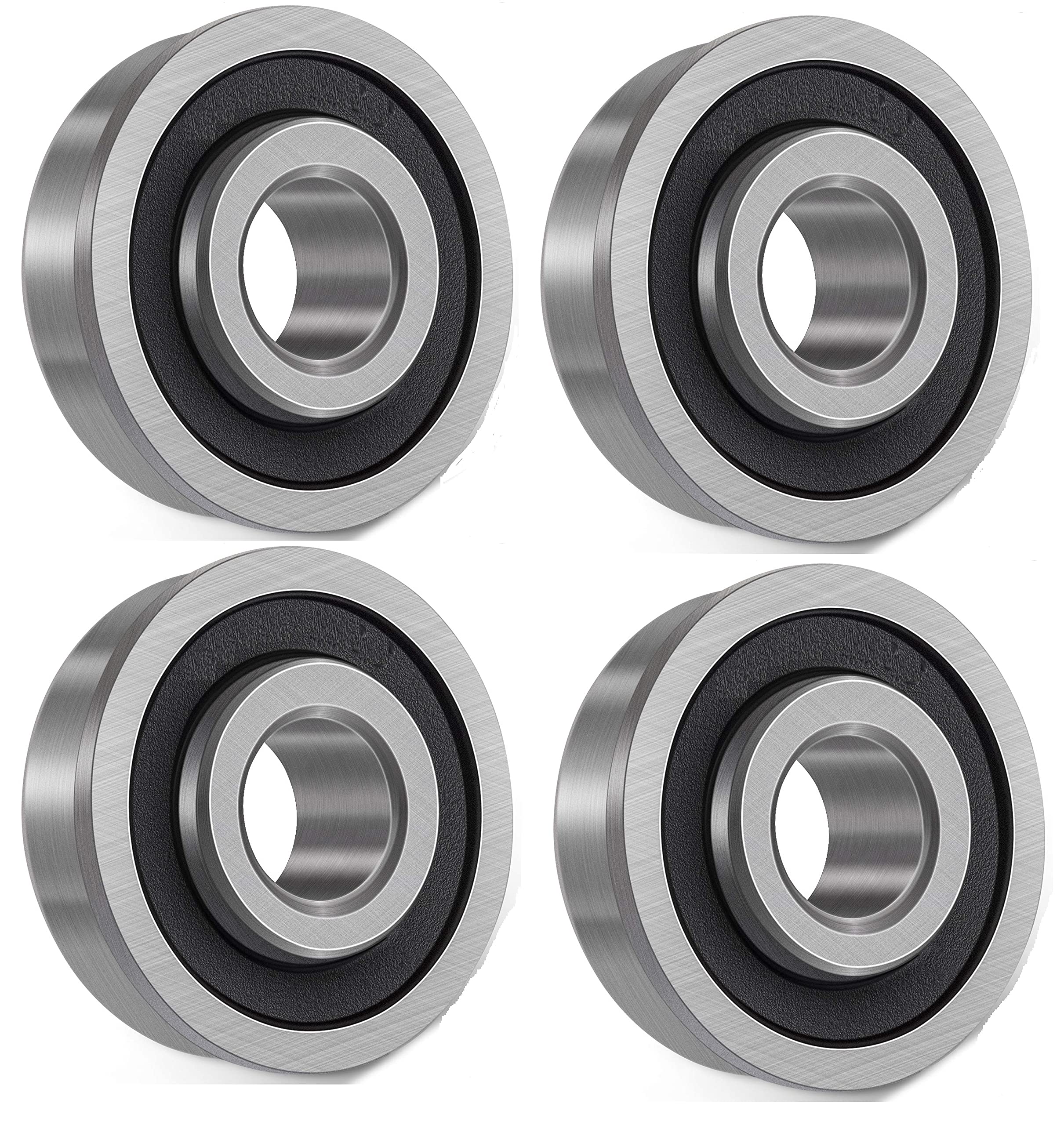 4-Piece Front Wheel Bearing & Bushing Replacement Kit for Craftsman 917.288561, 917.288562, 917.288563, 917.203800, 917.273900 Lawn Mower Tractor - Fits 3/4