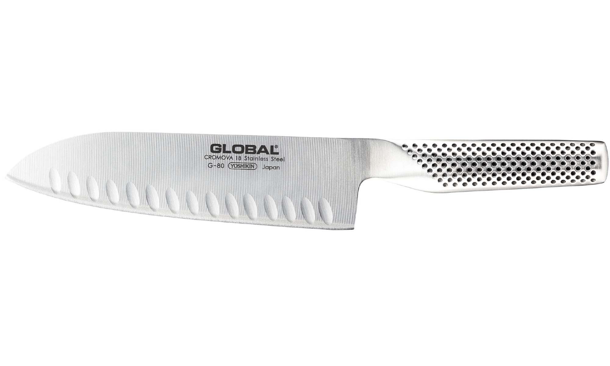 Premium 7-Inch Santoku Knife with Hollow Ground Edge - Japanese Kitchen Knife for Slicing, Dicing, and Chopping Vegetables, Meat, and Fish - Perfect for Home Chefs and Professional Cooking