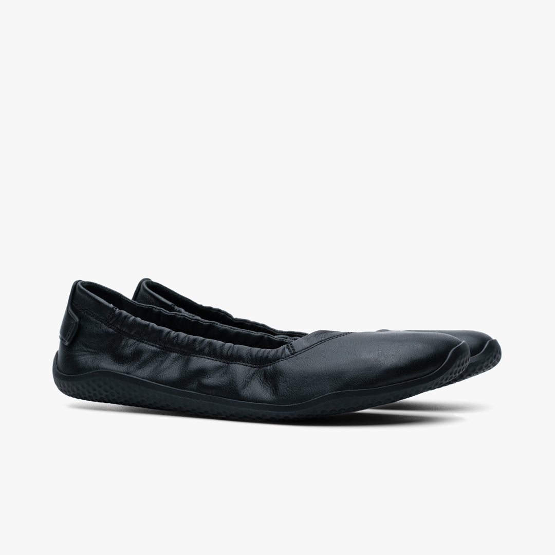 Vivobarefoot Women's Asana Yin Leather Ballerina Shoes - Minimalist Barefoot Style for Yoga, Pilates & Everyday Comfort
