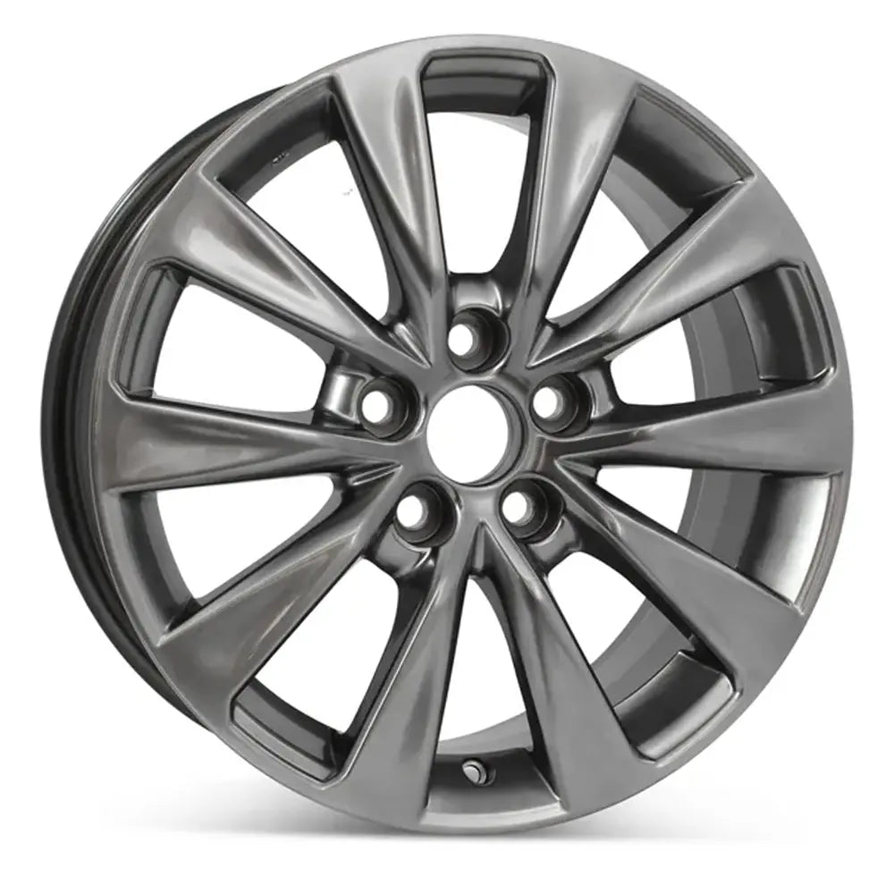 17 Inch Toyota Camry Wheel Replacement - Hypersilver Replica Rim 75170 4261A06040 | Perfect for Car Upgrades & Customization | Durable Alloy Wheels for Smooth Ride