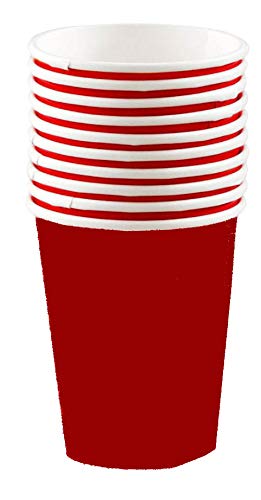 Christmas Disposable Dinnerware Set - 129 Pc Classic Red Truck Design Plates, Cups, Napkins & Silverware (Serves 16) | Perfect for Holiday Parties, Family Gatherings & Festive Celebrations