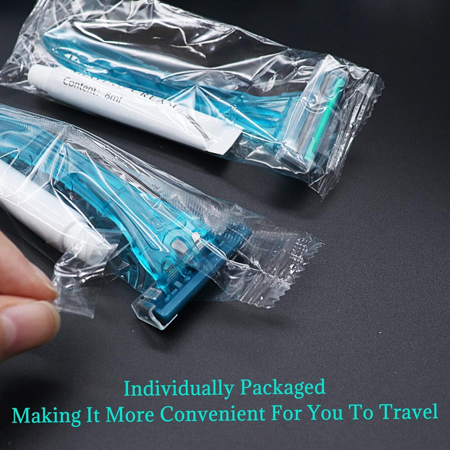 900 Pack Kheoxusa Twin Blade Disposable Razors - Individually Wrapped 2-Blade Razors for Men & Women - Perfect for Travel, Tattoo Aftercare, Airbnb Amenities & Personal Grooming - Bulk Green Disposable Shavers