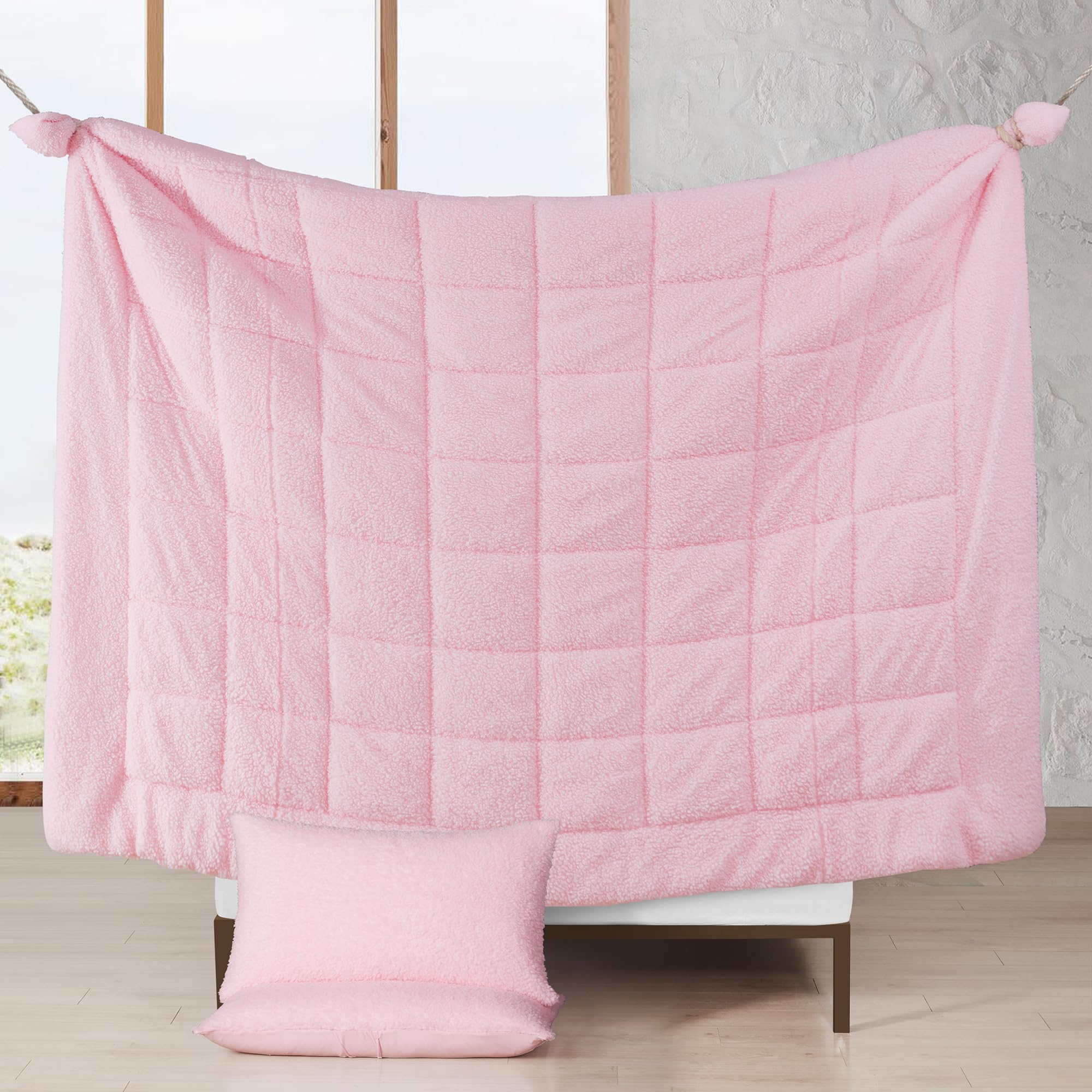 Byourbed Cotton Candy - Coma Inducer® Oversized King Comforter - Bubblegum Pink | Ultra Soft Bedding for Luxurious Sleep & Cozy Nights