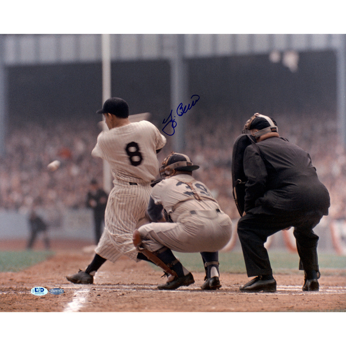 Yogi Berra Autographed 16x20 Horizontal Color Photo - Limited Edition Authentic Collectible for Sports Memorabilia & Baseball Fans