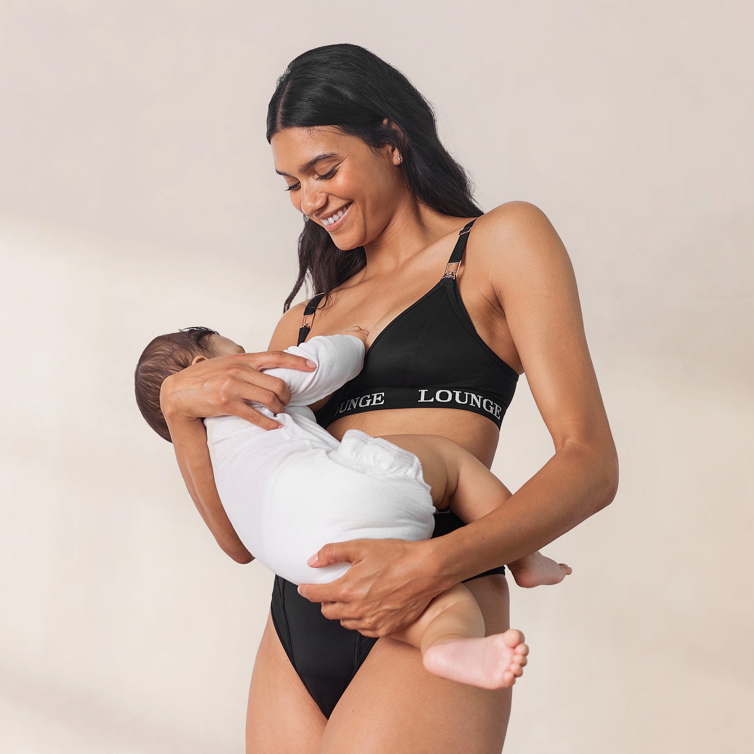 Nurture Nursing Bra - Comfortable Maternity Bra for Breastfeeding Moms - Black | Perfect for Daily Wear, Nursing at Home or On-the-Go