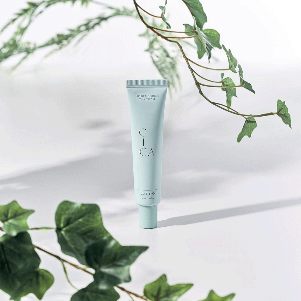AIPPO Expert Soothing Cica Cream 40ml - Korean Skin Repair for Dry, Sensitive & Acne-Prone Skin | Perfect for Night Care & Post-Procedure Recovery