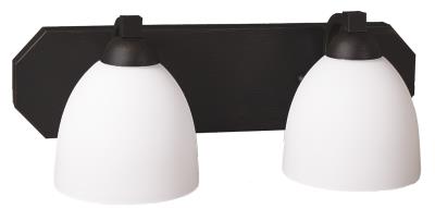 Victoria Matte Black Vanity Light - Modern Bathroom Wall Sconce with Clear Glass Shades, Perfect for Makeup Mirror Lighting, Dressing Room & Powder Room Decor