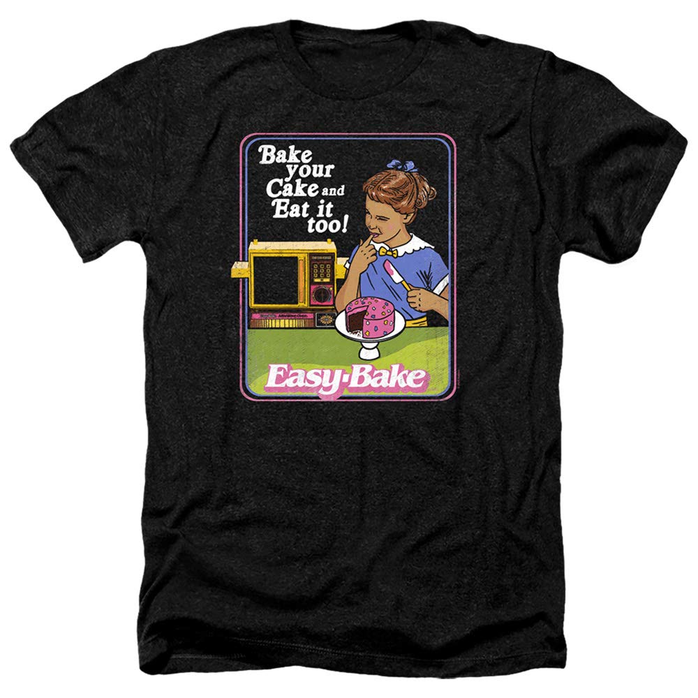 Easy Bake Oven T-Shirt - Unisex Heather Gray Tee for Baking Enthusiasts | Perfect for Home Bakers & Cake Decorating Parties