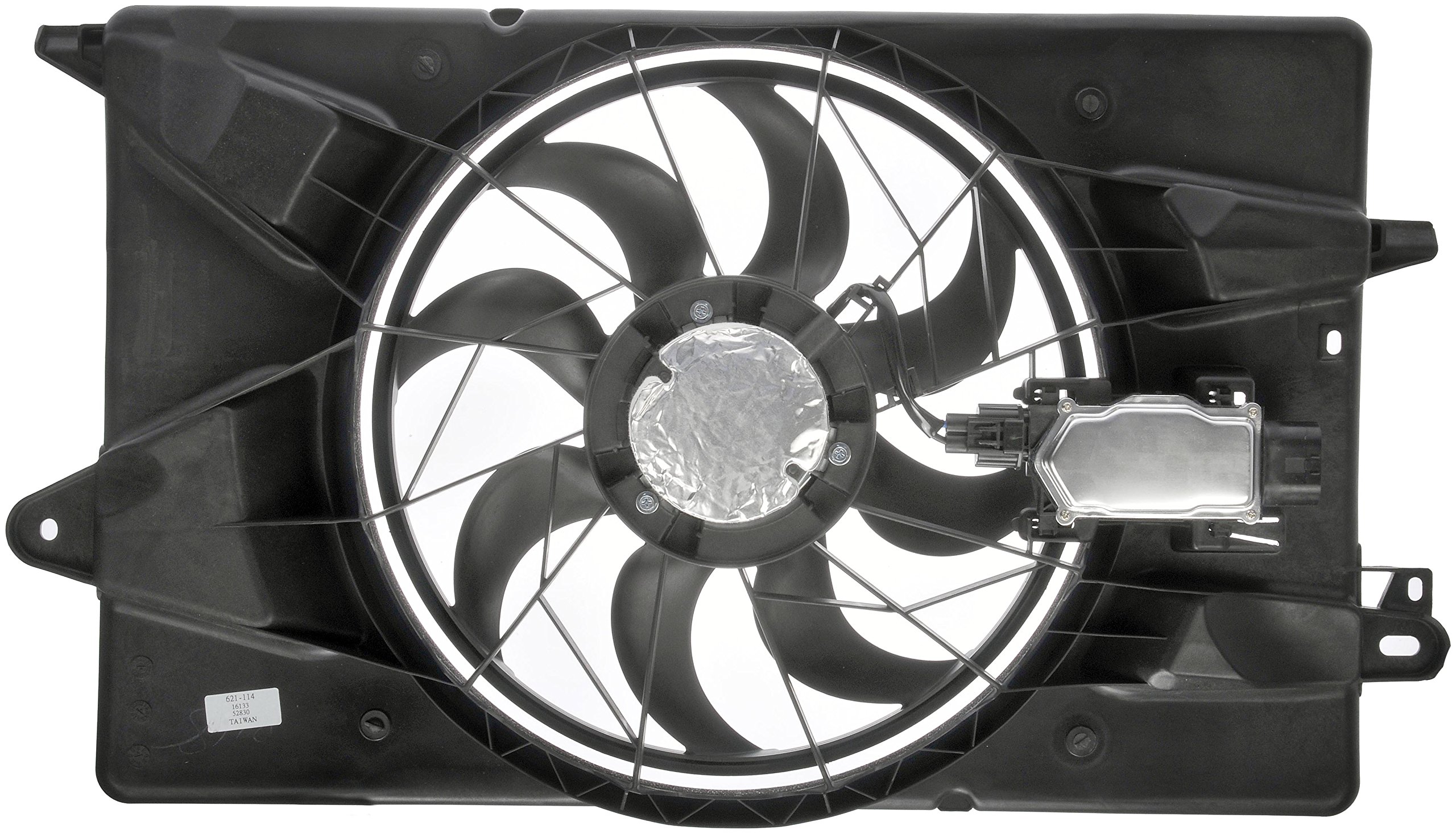 Dorman 621-114 Engine Cooling Fan Assembly Replacement for Chrysler Jeep Cherokee Grand Cherokee Dodge - Perfect for Overheating Prevention & Off-Road Adventures