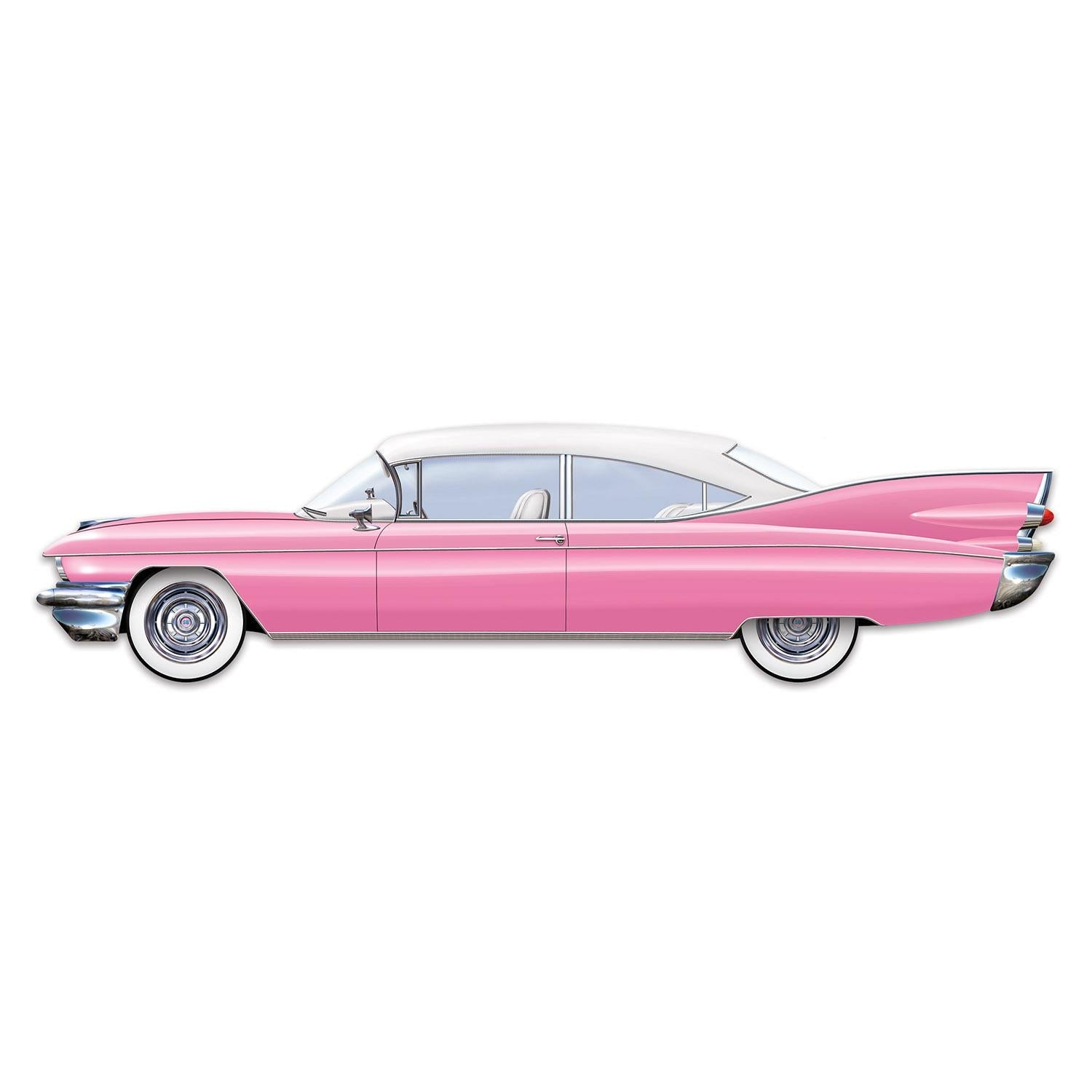 12 Pack Beistle Jointed 50's Cruisin' Car Party Decorations - Vintage Car Cutouts for 1950s Theme Parties, Birthday Decor, Retro Diner Decorations & Sock Hop Events