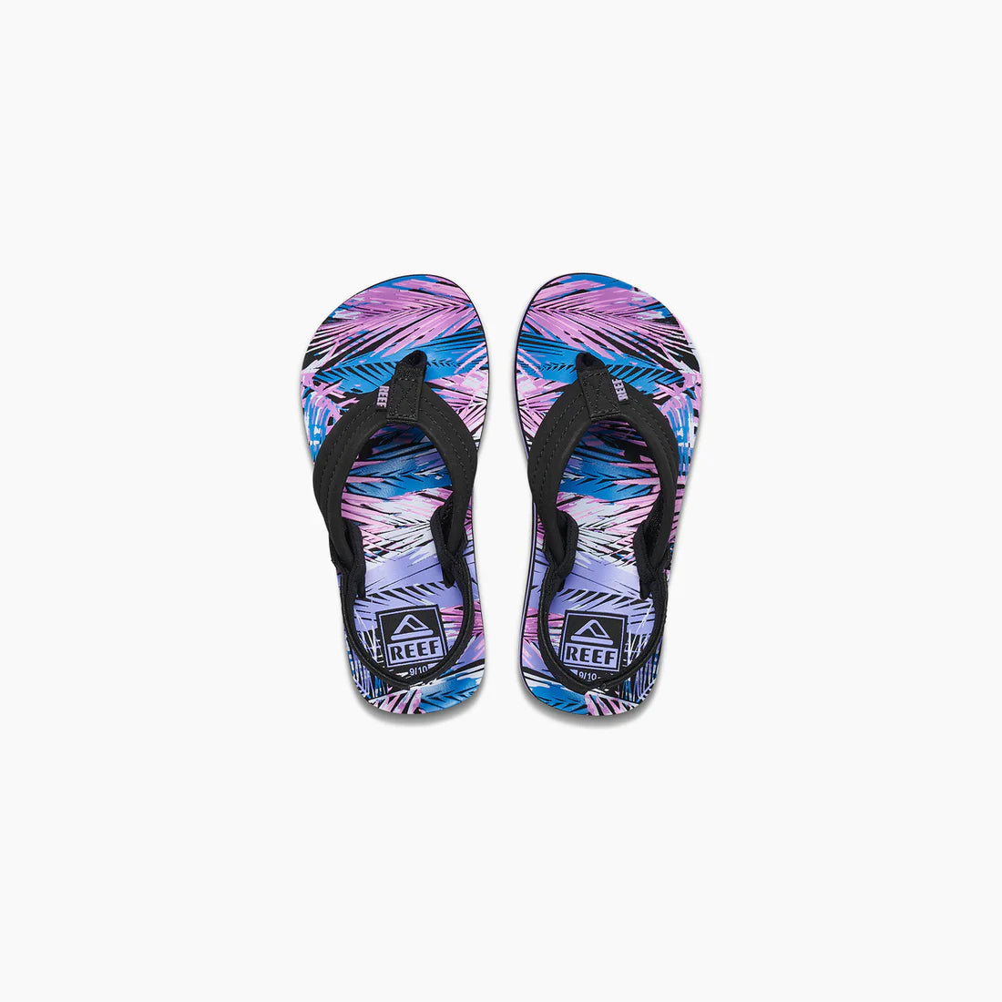Reef Palm Fronds Ahi Kids' Sandals - Comfortable Beach & Pool Shoes for Boys and Girls - Perfect for Summer, Vacation, and Outdoor Play