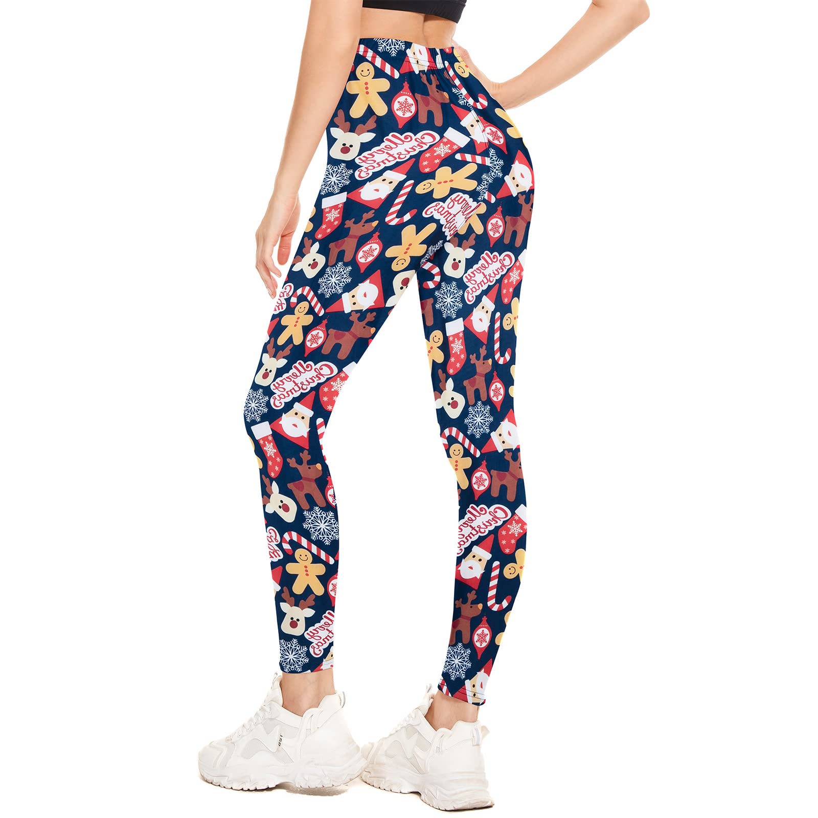 Funny Ugly Christmas Leggings for Women - High Waisted Holiday Pants with Festive Print | Perfect for Christmas Parties, Family Gatherings & Festive Outfits