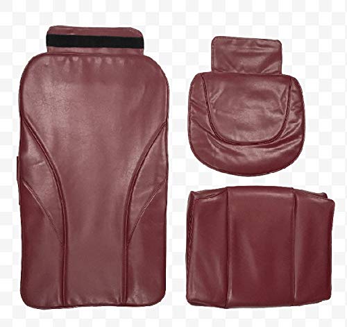 **ZKZ Pedicure Chair Massage Seat Cover with Bottom-Air Cushion – Salon & Spa Comfort (Burgundy) – Perfect for Nail Salons, Spas & Home Relaxation**