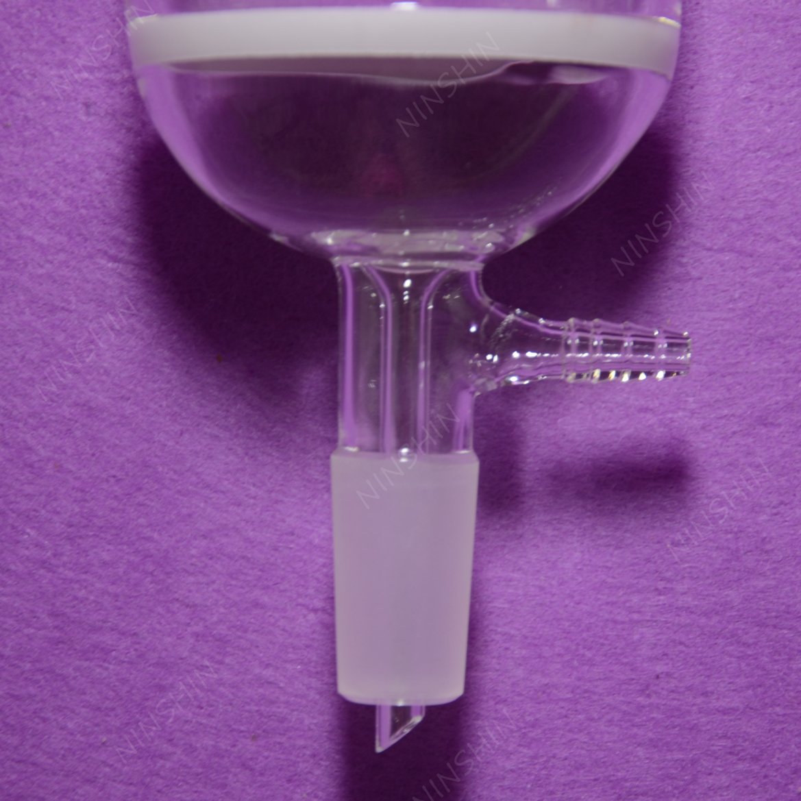 350ml Glass Filter Funnel with 24/40 Buchner Joint - Premium Lab Glassware for Chemistry Experiments & Liquid Filtration