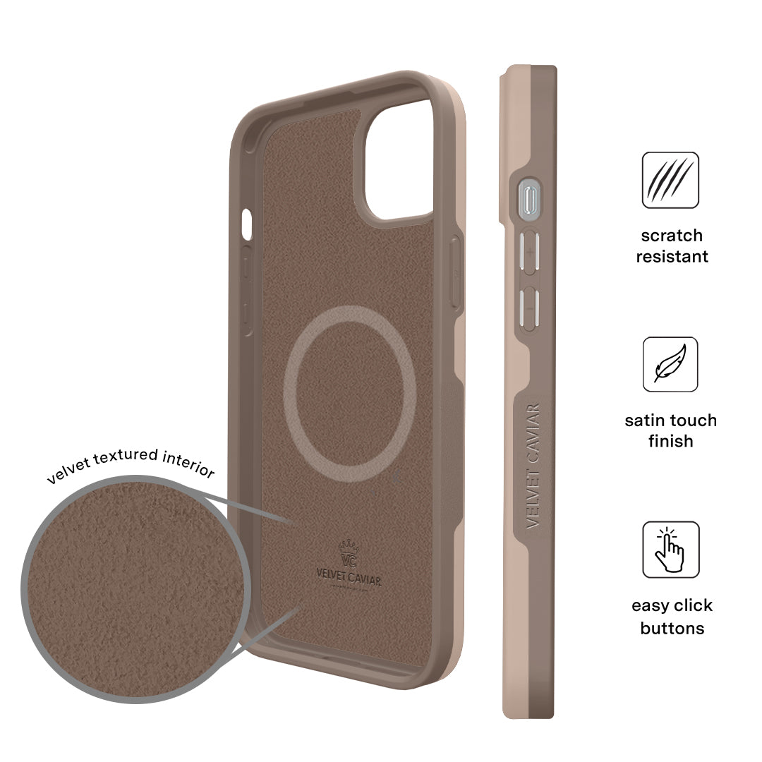 Premium Toasted Almond iPhone Case - Slim Protective Cover for iPhone [Model Numbers] - Durable & Stylish for Everyday Use, Travel, and Outdoor Activities