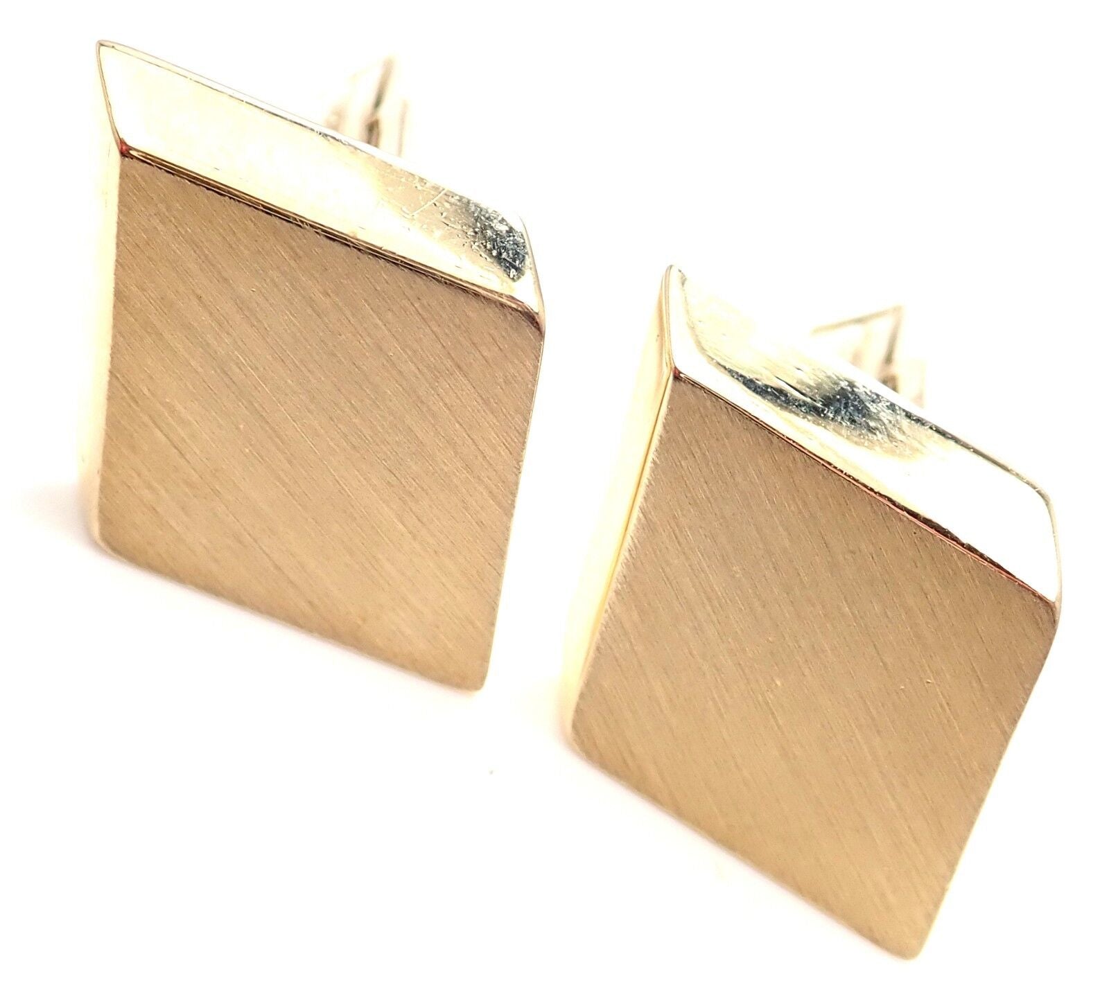 Authentic Vintage Tiffany & Co 14k Yellow Gold Cufflinks for Men - Classic Luxury Jewelry Gift for Weddings & Formal Events