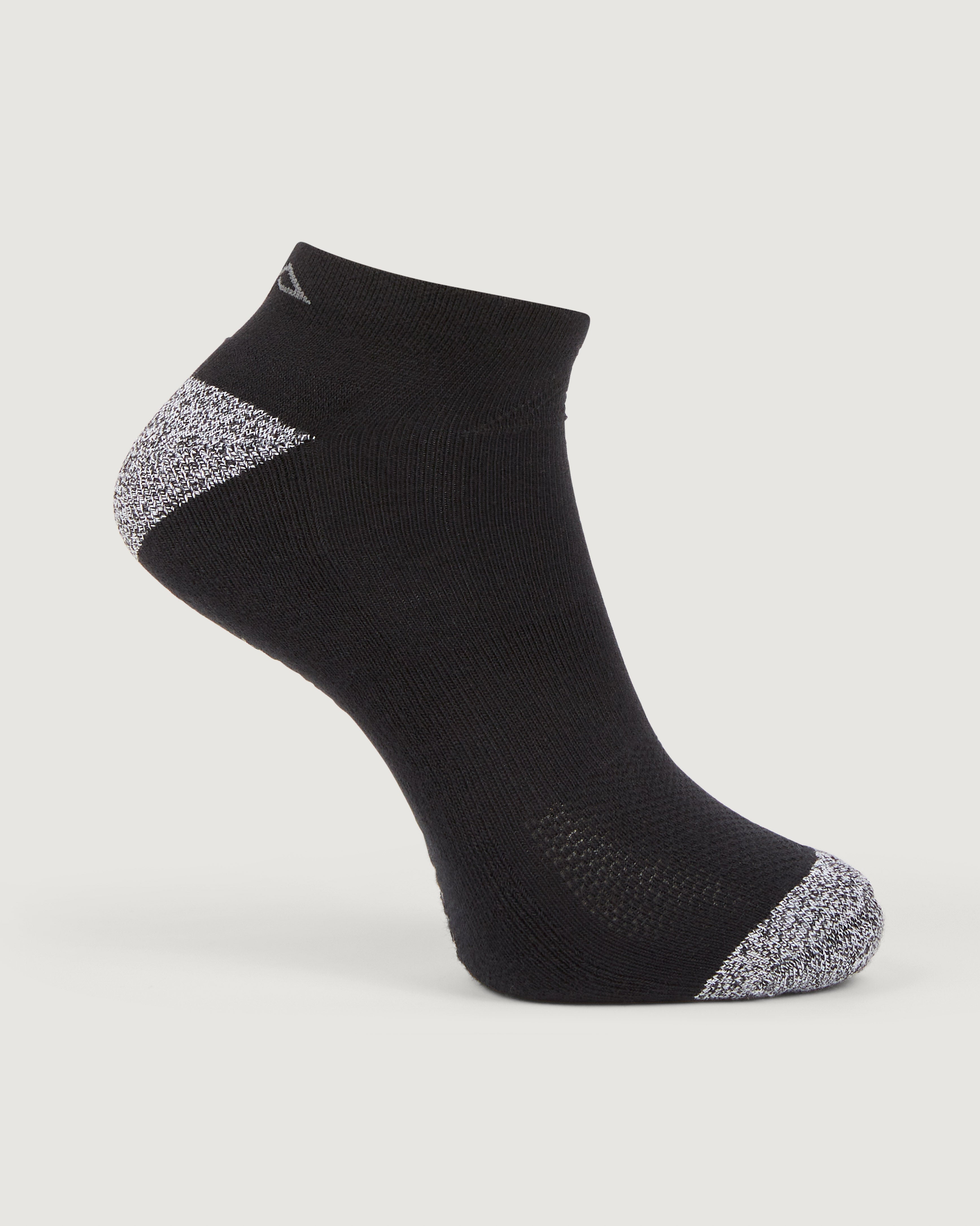 Accion driMOTION Low Cut Socks 3-Pack - Black, White & Blush Pink - Moisture-Wicking Athletic Socks for Running, Gym & Everyday Comfort