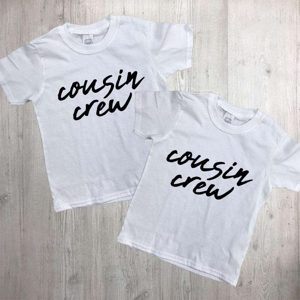 Cousin Crew Script Tees 00 (MRK X) - Trendy Graphic T-Shirts for Men & Women - Perfect for Casual Wear, Street Style & Everyday Outfits