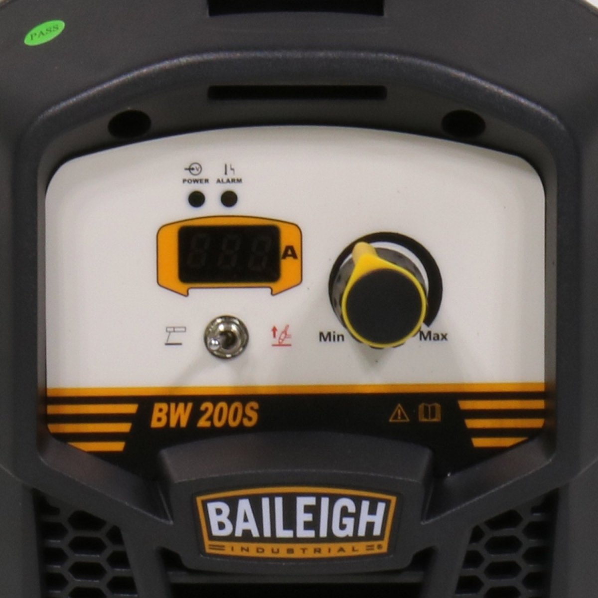 BW 200S 200A Stick (SMAW) Arc Welder Machine - Portable Welding Equipment for Home DIY, Metal Fabrication & Repair Projects