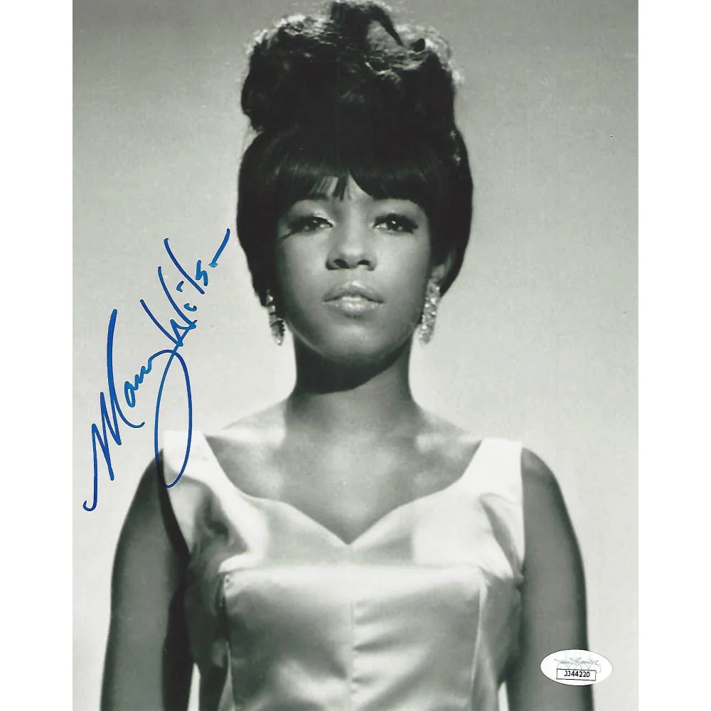 Mary Wilson Signed 8x10 Photo with JSA COA - The Supremes Legendary Singer Autograph - Perfect for Music Memorabilia Collections & Fan Displays