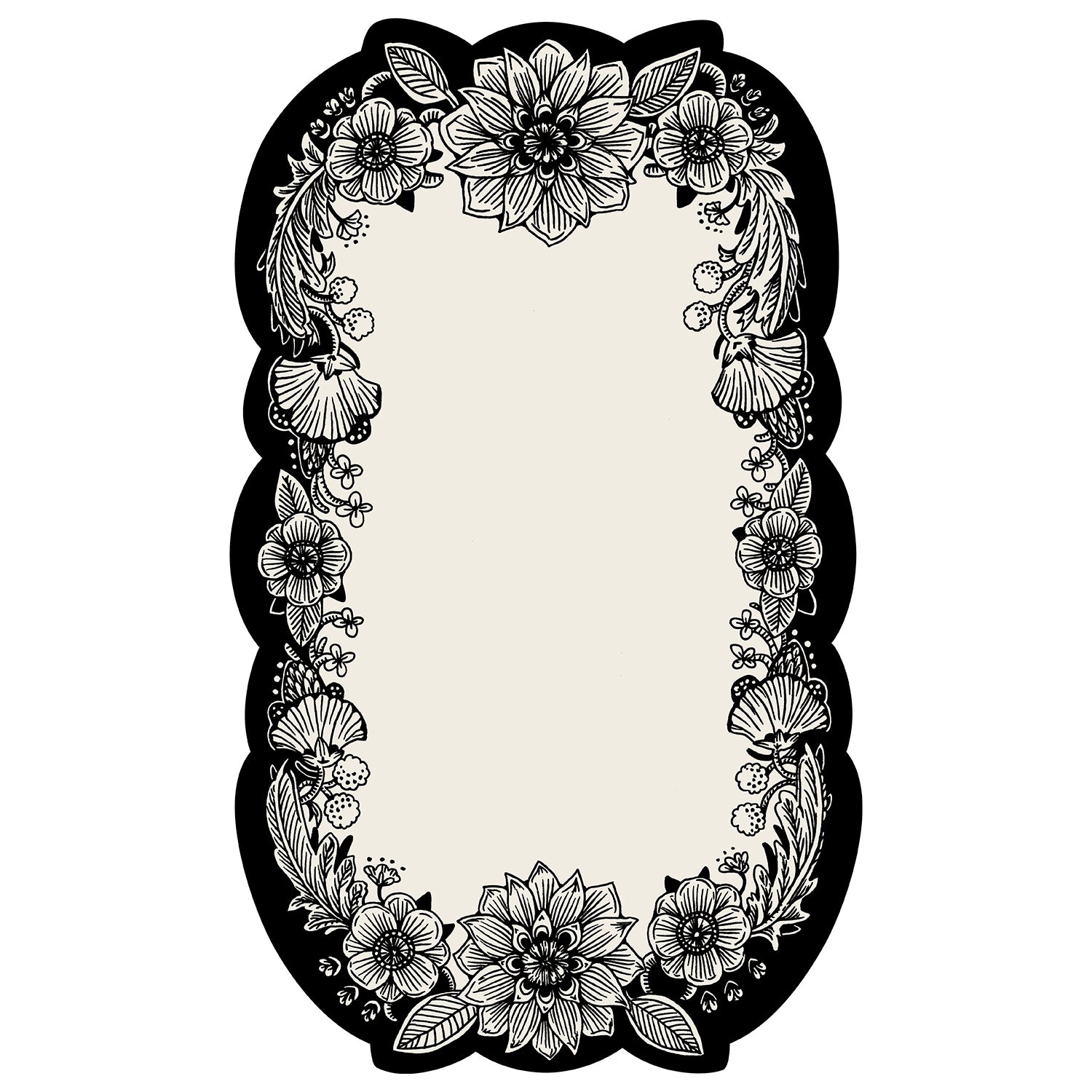 Elegant Ebony Harvest Blooms Table Cards - Perfect for Weddings, Parties, and Special Events