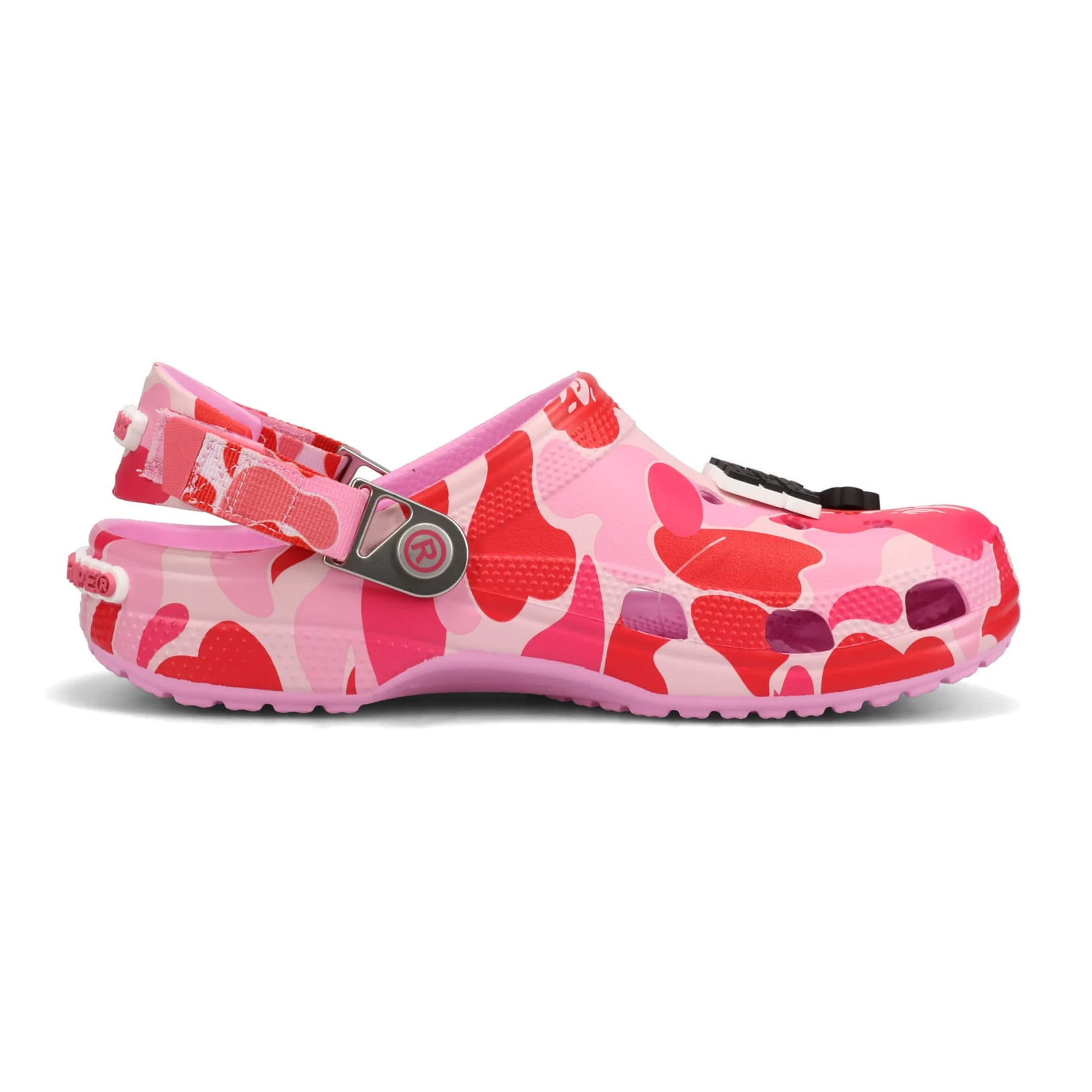 Crocs Classic Clog A Bathing Ape 'ABC Camo Pink' (2025) - Comfortable Unisex Slip-On Shoes for Men & Women - Perfect for Casual Wear, Beach, Pool & Home Use