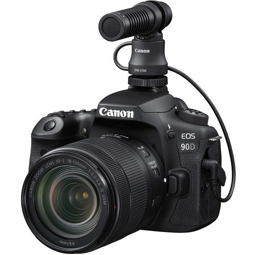 Canon DM E100 Directional Microphone - Professional Studio Recording Mic for YouTube, Podcast & Streaming - Perfect for Content Creators & Broadcasters