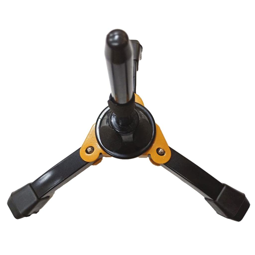 Portable Iron Folding Flute Stand with Tripod Holder - Durable Oboe & Woodwind Instrument Stand for Home, Studio & Stage Performances | Compact & Lightweight for Easy Transport & Storage
