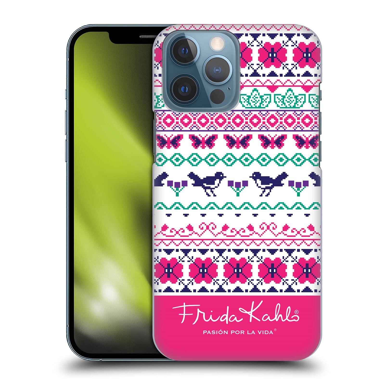 Officially Licensed Frida Kahlo Blooms Coyoacan iPhone 13 Pro Max Case - Hard Back Protective Cover with Artistic Design - Perfect for Art Lovers, Gift Giving & Everyday Use