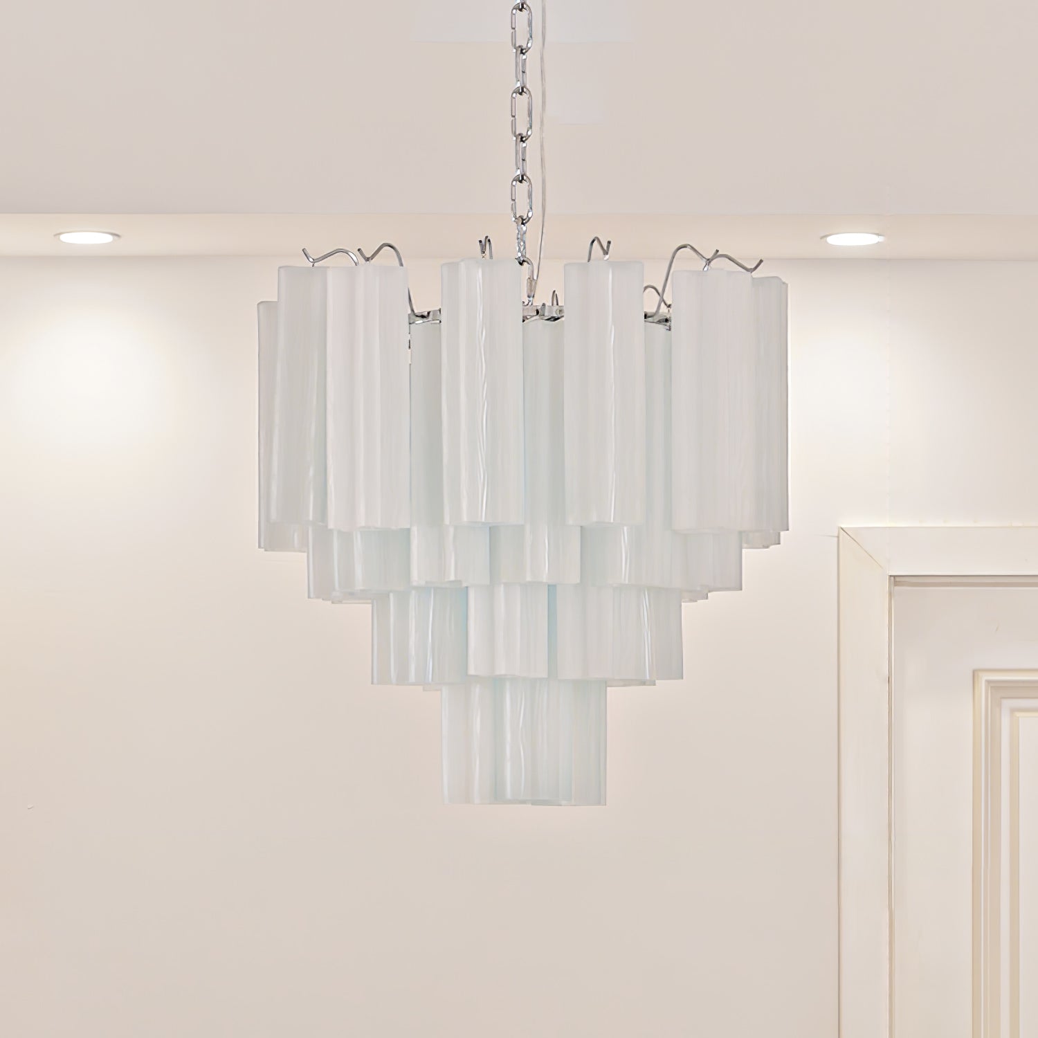 Addis Chandelier - Modern Crystal Ceiling Light Fixture for Dining Room, Living Room & Bedroom | Elegant Lighting Decor for Home & Office