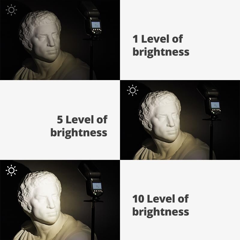 Godox V860III-C TTL 2.4G GN60 HSS Camera Flash with 10-Speed Adjustable Modeling Light & 2600mAh Lithium Battery for Canon DSLR - Perfect for Wedding, Portrait & Studio Photography